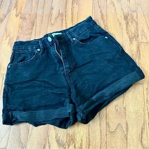 Forever 21 Black Jean Shorts